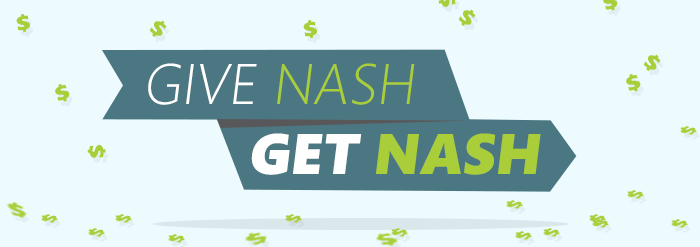 Give Nash = Get Nash